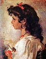 Head of a Italian Girl
